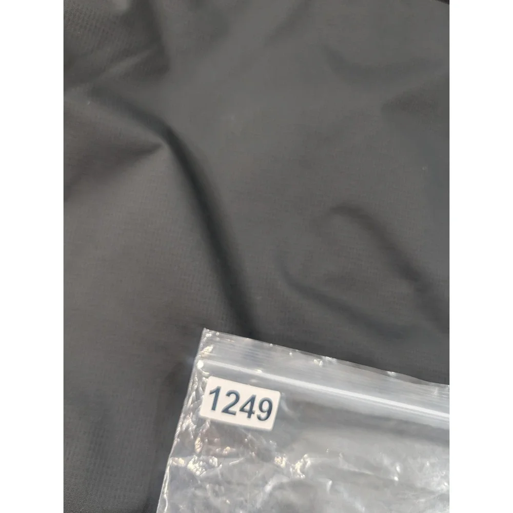 The‎ North Face HyVent WATERPROOF Jacket Men's Size Medium Gray Black Zip Front